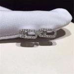 full diamonds earring 18kt gold with yellow gold or white gold