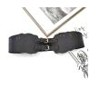 Buy cheap Elastane Women's Fashion Leather Waist Belts With Hole Punched Two Buckle from wholesalers