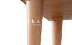 European Bedroom Furniture 4 Legs Wooden Bedside Night Stand Tables