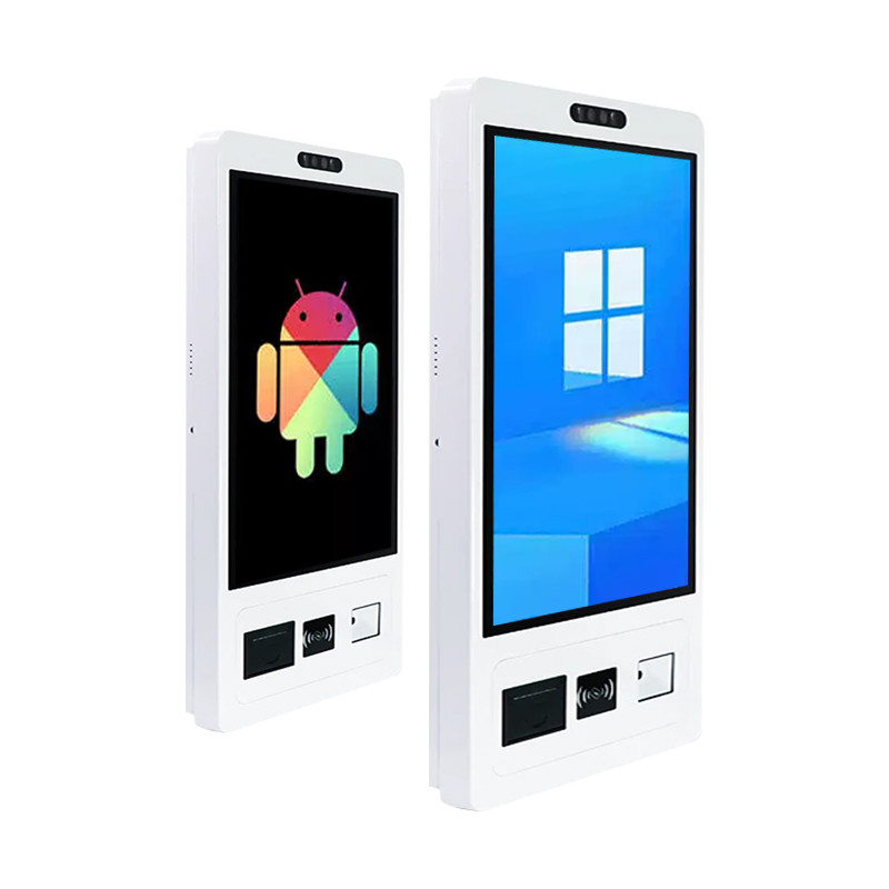 Wall Hot sale wall Mounted 18.5 Self-service Payment Kiosk 58mm Thermal Printer and Customizable Installation