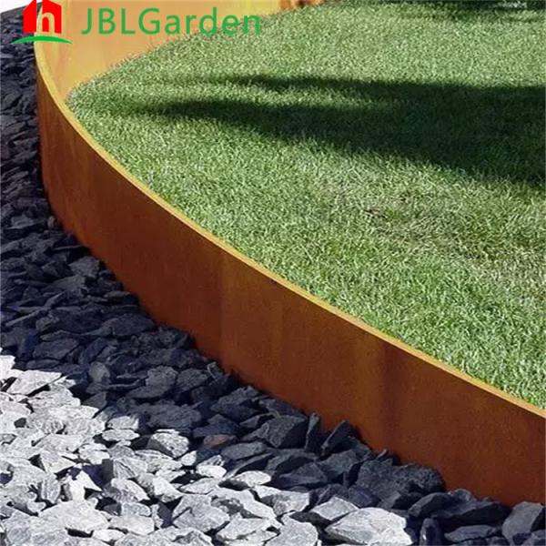 Buy cheap Wear Resistance 1.6mm Corten Steel Lawn Edging Rusted Metal Landscape Edging from wholesalers