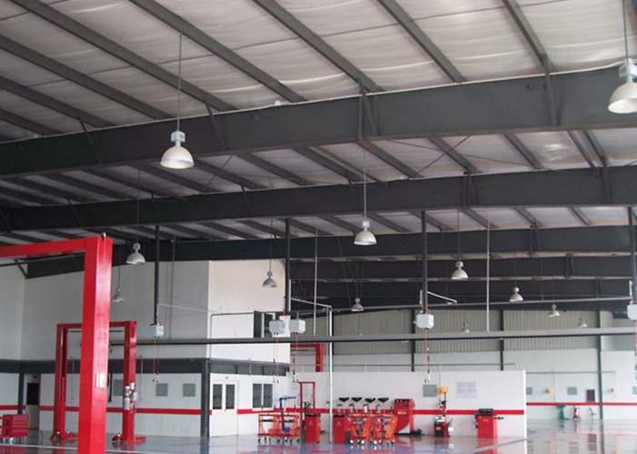 Honda Economic nice appearance fast installation prefab car showroom structure warehouse