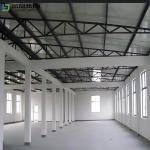 Portal Frame Structure Build Metal Shed Galvanized Steel Bolted Connection