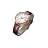 Buy cheap Leather Ladies Wrist Watch , Two Layers Dial Automatic Mechanical Watch from wholesalers