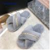 Buy cheap Thickness 1.5 - 3.5cm Warm Luxury Fur Slippers For Women from wholesalers