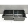 Buy cheap Modern Standard Black Composite Stainless Steel Sink Two Bowl from wholesalers