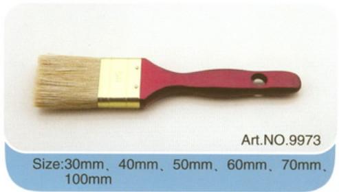 Buy cheap Chinese bristle plastic or wooden handle pure bristle high quality paint brush No.9973 from wholesalers