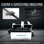 Buy cheap 1225 Automatic V Grooving Machine For Cupboard Stainless Steel Processing from wholesalers