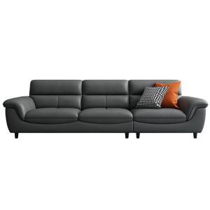 Wholesale Nordic Modern Luxury  First Layer Cowhide Living Room U-Shape Leather Sofa 370*93*88cm from china suppliers