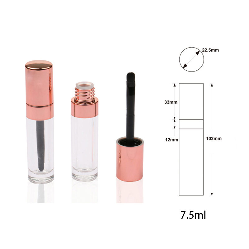 Custom Rose Gold Lid Glass Dropper Emulsion Essence Bottle