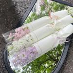 Cross-border single bouquet wrapping paper, transparent single goddess single