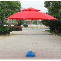 Buy cheap Folding Windproof Beach Umbrella Lightweight White Power Coated Wire Pole product