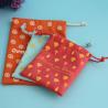 Buy cheap Packaging Drawstring Bag Cotton Material Custom Design Hot Stamping Logo from wholesalers