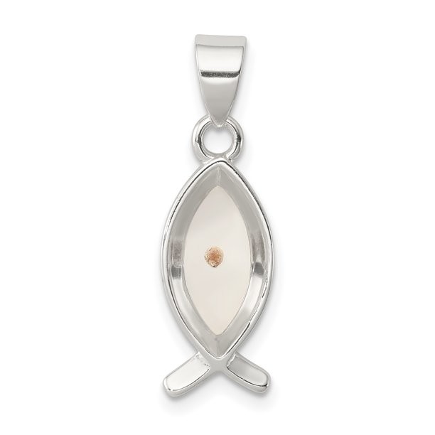 Carat in Karats Sterling Silver Antiqued Rhodium-Plated Lobster Clasp Pendant With Sterling Silver Cable Chain Necklace