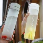Food Grade High Temperature Resistance Leakproof Frosted Plastic Water Bottle