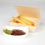 Custom Logo Single-Sided Kraft Paper Container Food Grade Disposable Cover