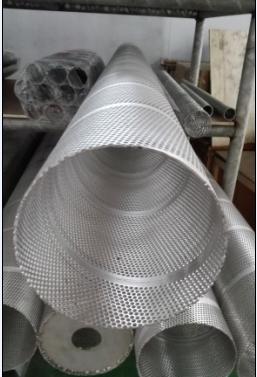 Buy cheap metal 316 center pipes stainless steel air center core filter frames spiral welded 316L perforated filter elements from wholesalers