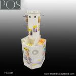 six tiers floor display stand for textiles