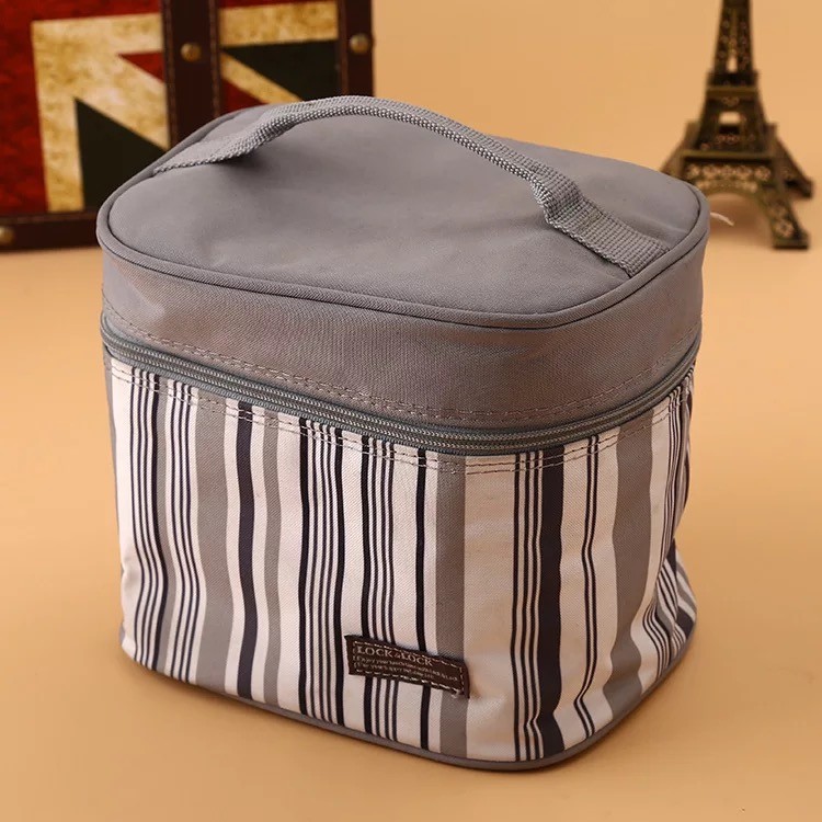 Black Extra Large Insulated Cooler Bag / Square Insulated Beach Tote Cooler Bag