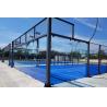 Buy cheap Coloured Blue Yarn Padel Tennis Court Artificial Grass 15mm from wholesalers