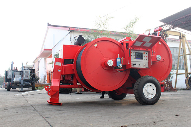 90kN Stringing Hydraulic Puller Tensioner Power Line Equipment