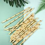 Portable Yellow Decorative Paper Straws Water Resistant CE Certificated