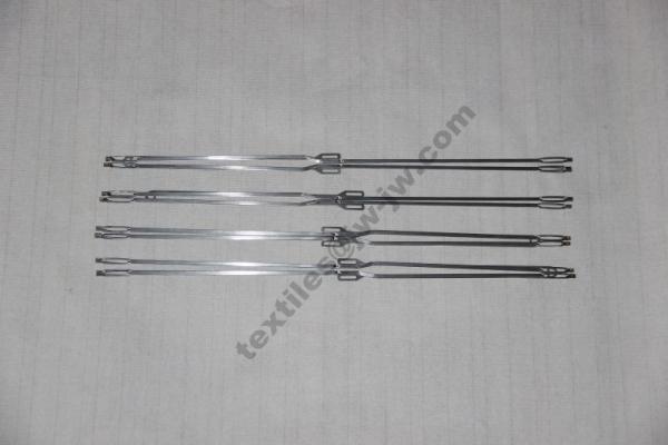 Buy cheap 330mm Width Steel Healds Closed Weaving Loom Spare Parts from wholesalers