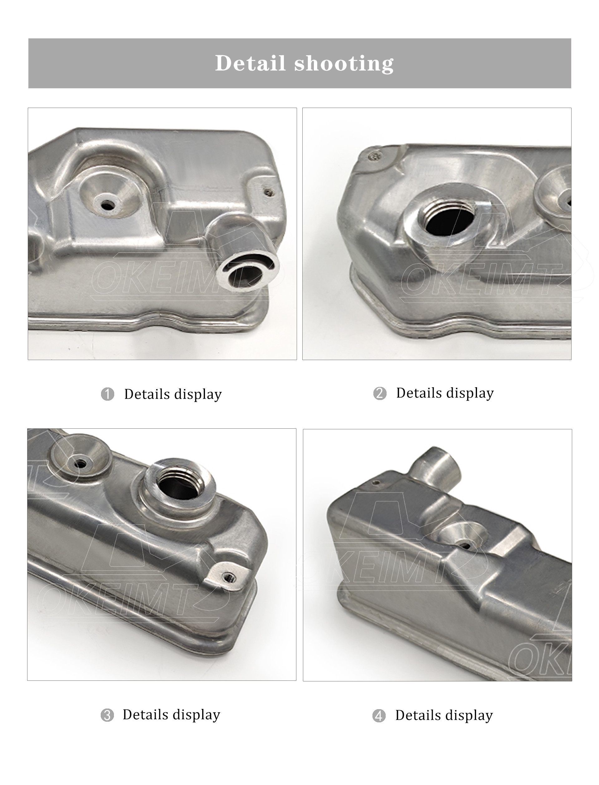 4D34 long Lasting Brand New Aluminum Auto Car Engine Valve Chamber Cover