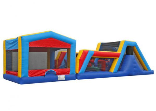 Buy cheap Commercial Inflatable Sports Games Bounce House Happy Hop Bouncy Castle Fire Resistance from wholesalers