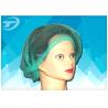 Buy cheap Nonwoven surgical cap / MOB cap 21 " , green color , ISO and CE certificated from wholesalers