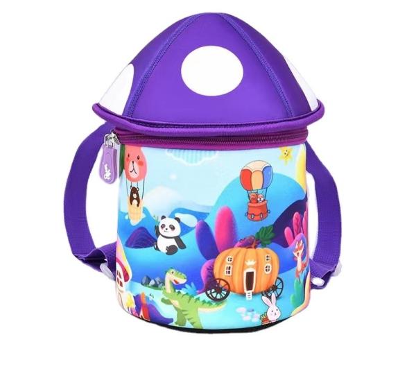 Buy cheap Mushroom 3D Neoprene Education Bag SBR Children Backpack Soft Kindergarten Bag from wholesalers