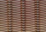 Copper Color Flexible Metal Mesh Fabric Stainless Steel For Wall Coverings