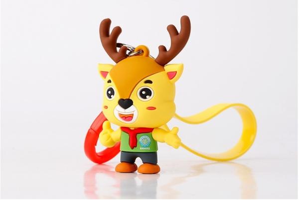 Buy cheap Custom Souvenir Soft PVC Rubber Movie Figure Miniature Attached To Metal Key Chain And Ring from wholesalers