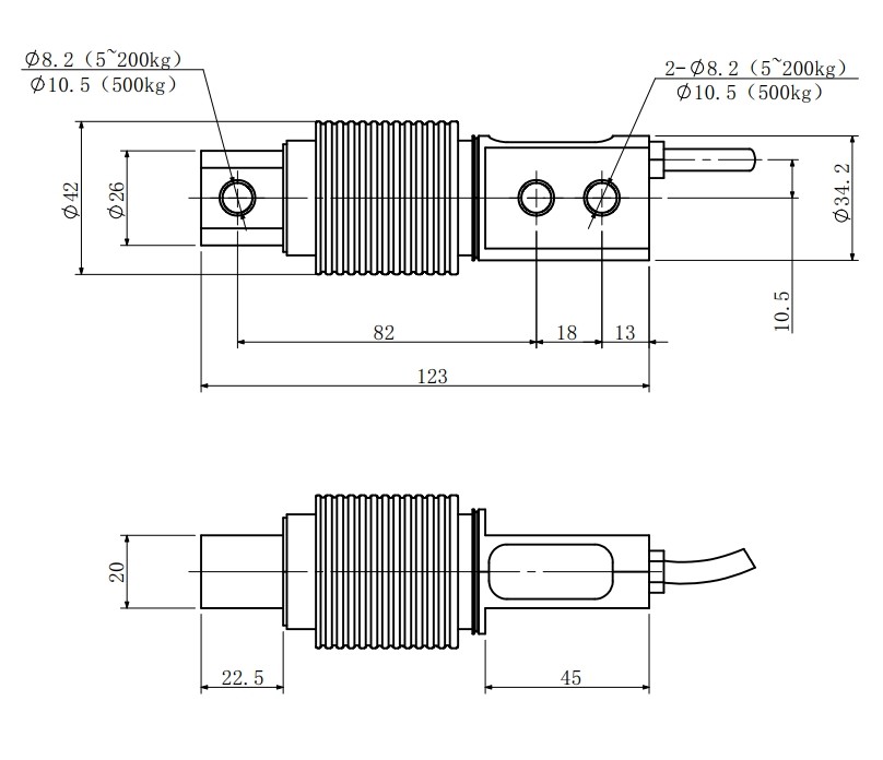 Bellow Type Shear Beam Load Cell