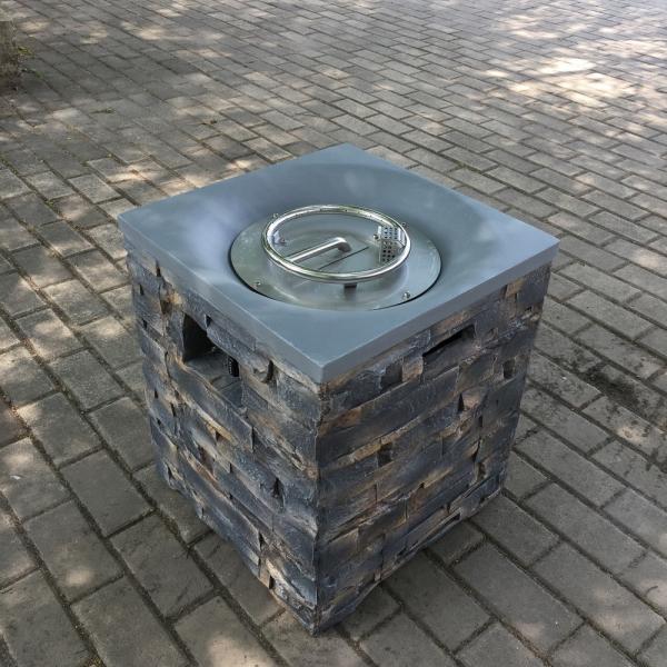 Buy cheap Brazier Outdoor Garden Propane Gas Fire Pit Slate Rock Liquefied Petroleum Camping from wholesalers
