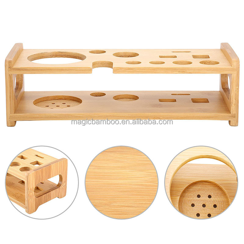 11-Piece Bamboo Bartender Kit Stand Custom Design Accepted for Eco-Friendly Cocktails