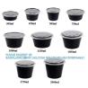 Buy cheap 920ml Round Microwavable Plastic Disposable Soup Rice Bowls Restaurant Food Packaging Clear Container For Food from wholesalers