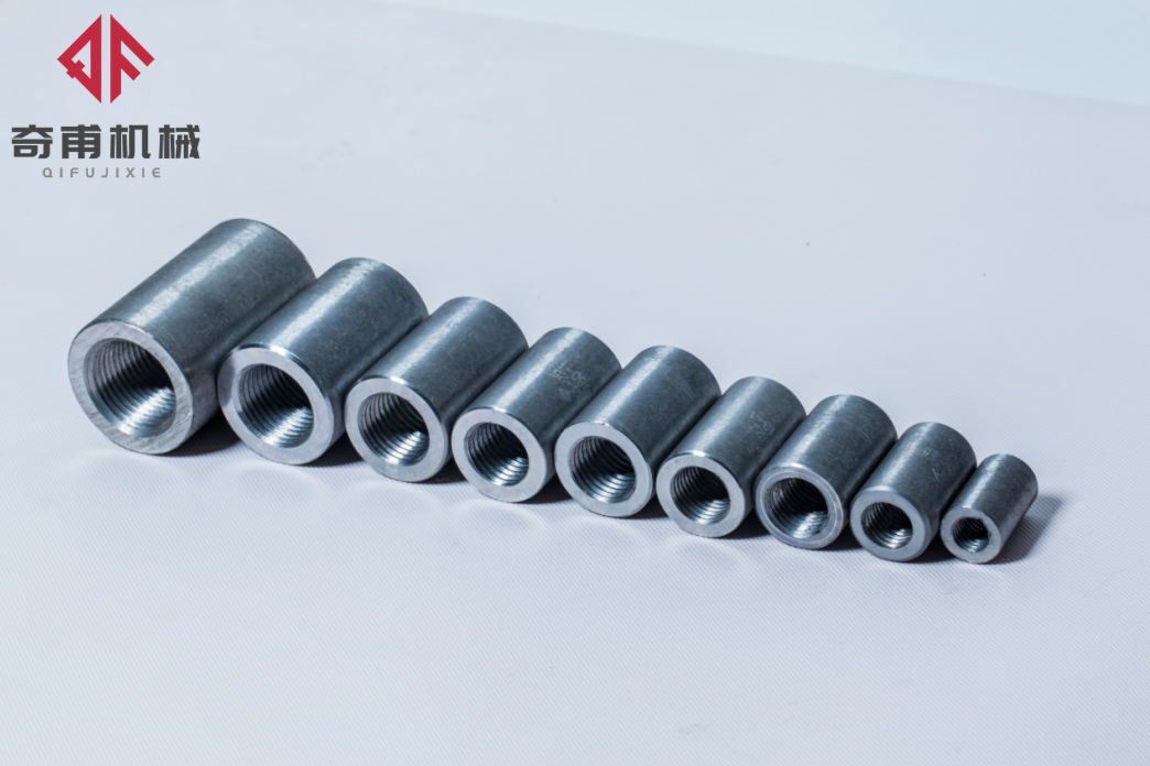Carbon Steel M16 - M40 Mechanical Rebar Couplers Connecting Sleeve