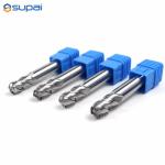 30° Helix Angle Carbide Ball Nose End Mill for Right Hand Cutting Direction