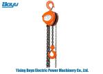 Light Weight 5 Ton Chain Pulley Block , Chain Fall Hoist Small Manual Tension