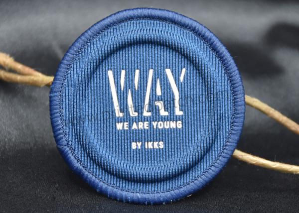 Buy cheap OEKO 5mm Embossed Patches Canvas Woven Label Patch For Swimwear from wholesalers