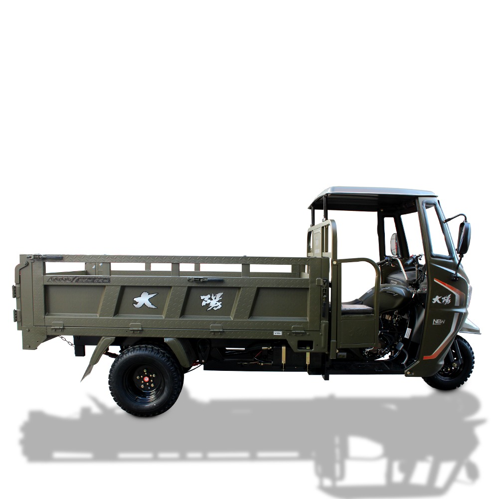 200cc Water Engine Cargo Motorized Trimoto with Semi Cabin and High Cost Performance