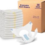 ISO9001/ISO4001/ISO45001/CE Certified Organic Adult Diaper for Incontinence and