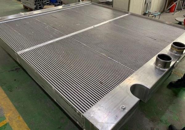 Buy cheap Aluminum Bar Plate Air Cooled Heat Exchanger for Industrial Engine Cooling Solution from wholesalers