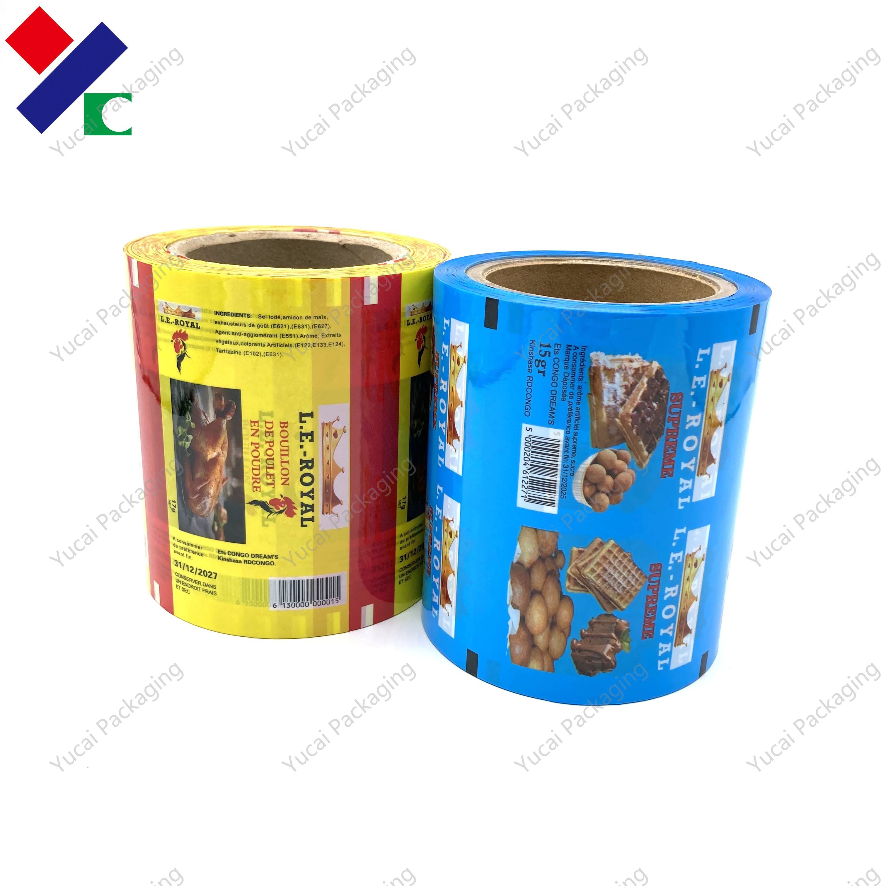 BOPP Pearl Printed Food Packaging Film Flexible Clear Plastic Protective