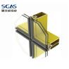 Buy cheap Invisible Frame Aluminium Curtain Wall Glazing Aluminum Curtain Wall Facade from wholesalers