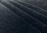 280GSM Brushed Knit Fabric 100% Nylon Knitting for Toys Accessories Black