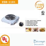 ESB-1101 1100 Watt low price Compact Single Buffet Burner Electric Hot Plate,