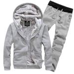 Thick Fur Oversized Gym Hoodie Fleece Sportswear Winter Outwear Warm Casual