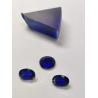 Buy cheap Blue Sapphire Row Gem Fe Ti Doped Kashmir Oceanic Azure Gem Crystal Jewelry from wholesalers